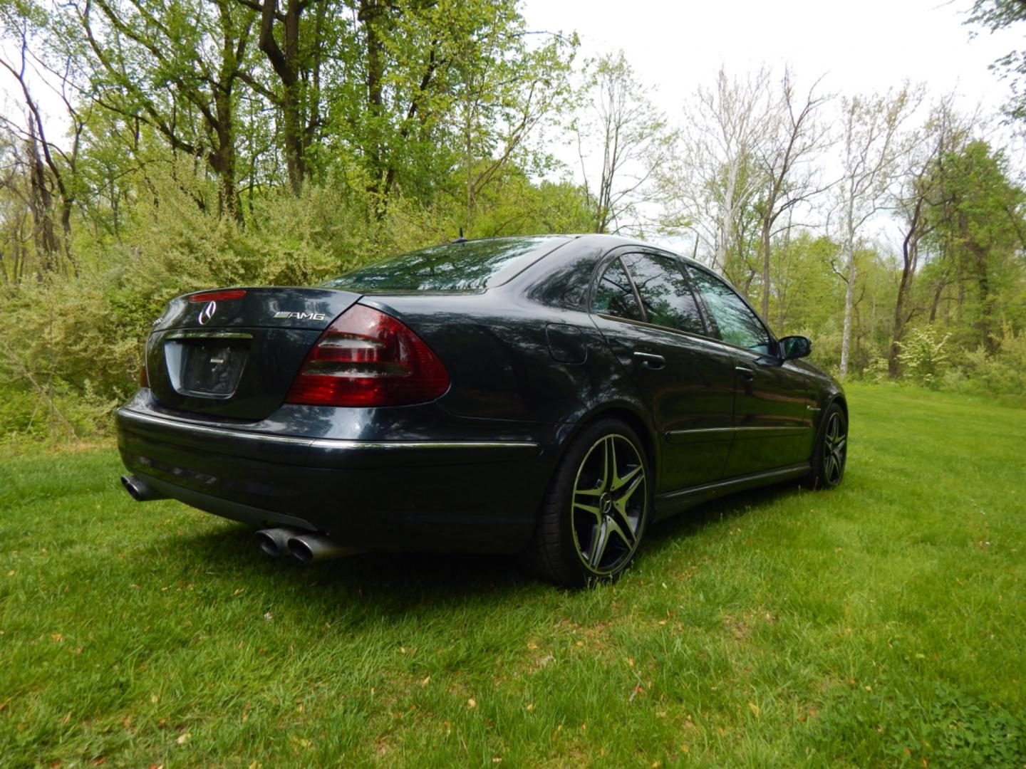 2005 Blue /Black Leather Mercedes-Benz AMG E55 AMG (WDBUF76J45A) with an 5.4L V8 SOHC 24V SUPERCHARGED engine, 5-Speed Automatic Overdrive transmission, located at 6528 Lower York Road, New Hope, PA, 18938, (215) 862-9555, 40.358707, -74.977882 - Here for sale is a super cool, very rare, 2005 Mercedes-Benz E55 AMG. Under the hood is one of Mercedes best V8's, the supercharged 5.4 liter. It puts the power to the rear wheels via an automatic 5 speed transmission equipped with push button speed shift technology. Options include: keyless entry - Photo#5